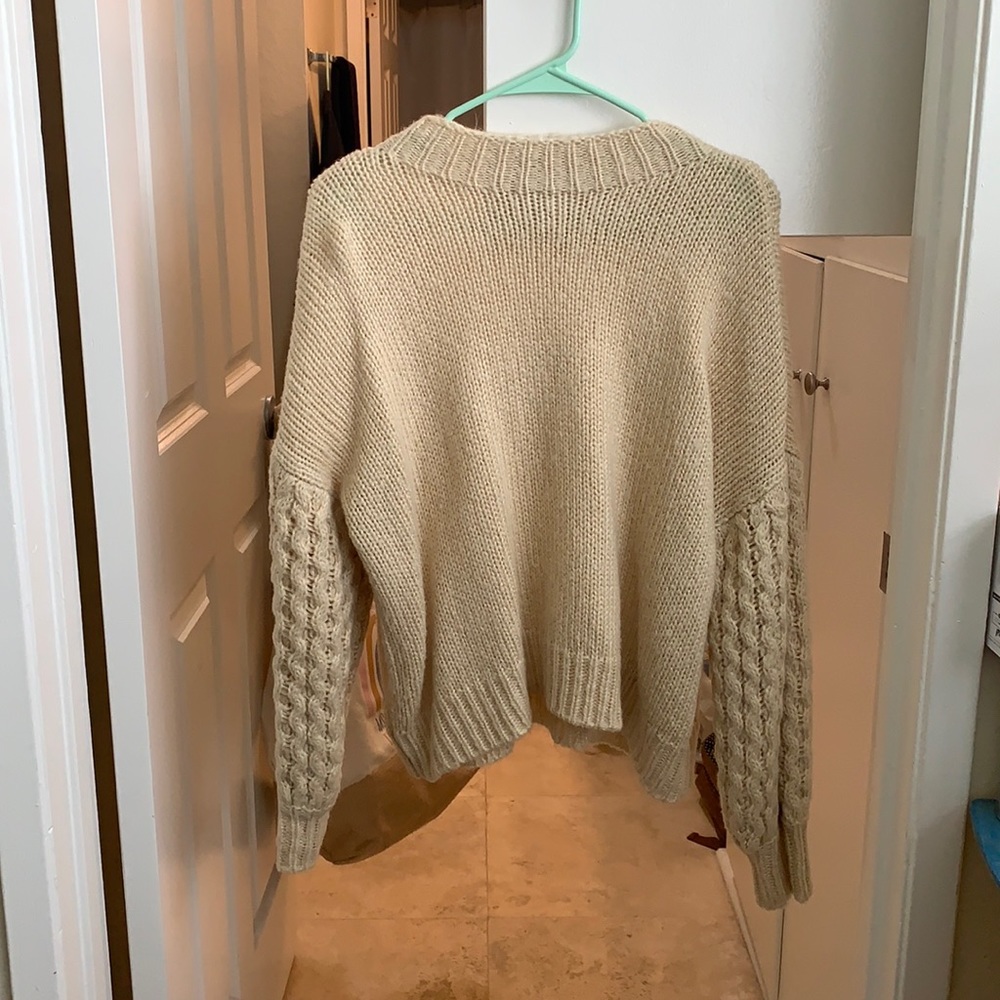 Cream sweater